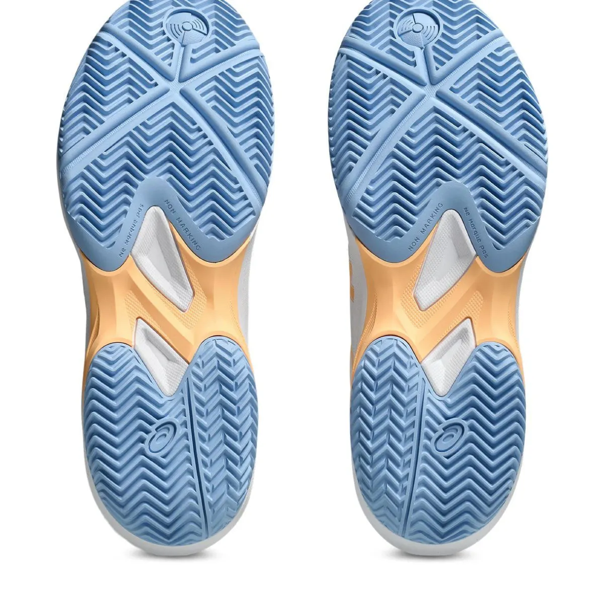 Asics Padelsko|Indendørssko-Game FF Padel Indendørssko Dame White / Orange Glow