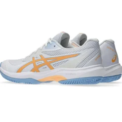 Asics Padelsko|Indendørssko-Game FF Padel Indendørssko Dame White / Orange Glow