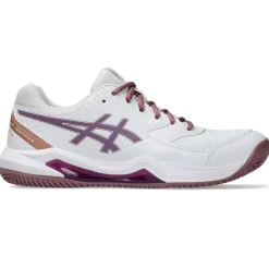 Asics Padelsko|Indendørssko-Gel-Dedicate 8 Padel Indendørssko Dame  White / Dark Ube