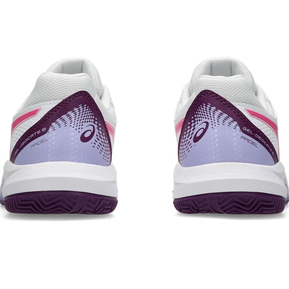Asics Padelsko|Indendørssko-Gel-Dedicate 8 Padel Indendørssko Dame White / Dragon Fruit