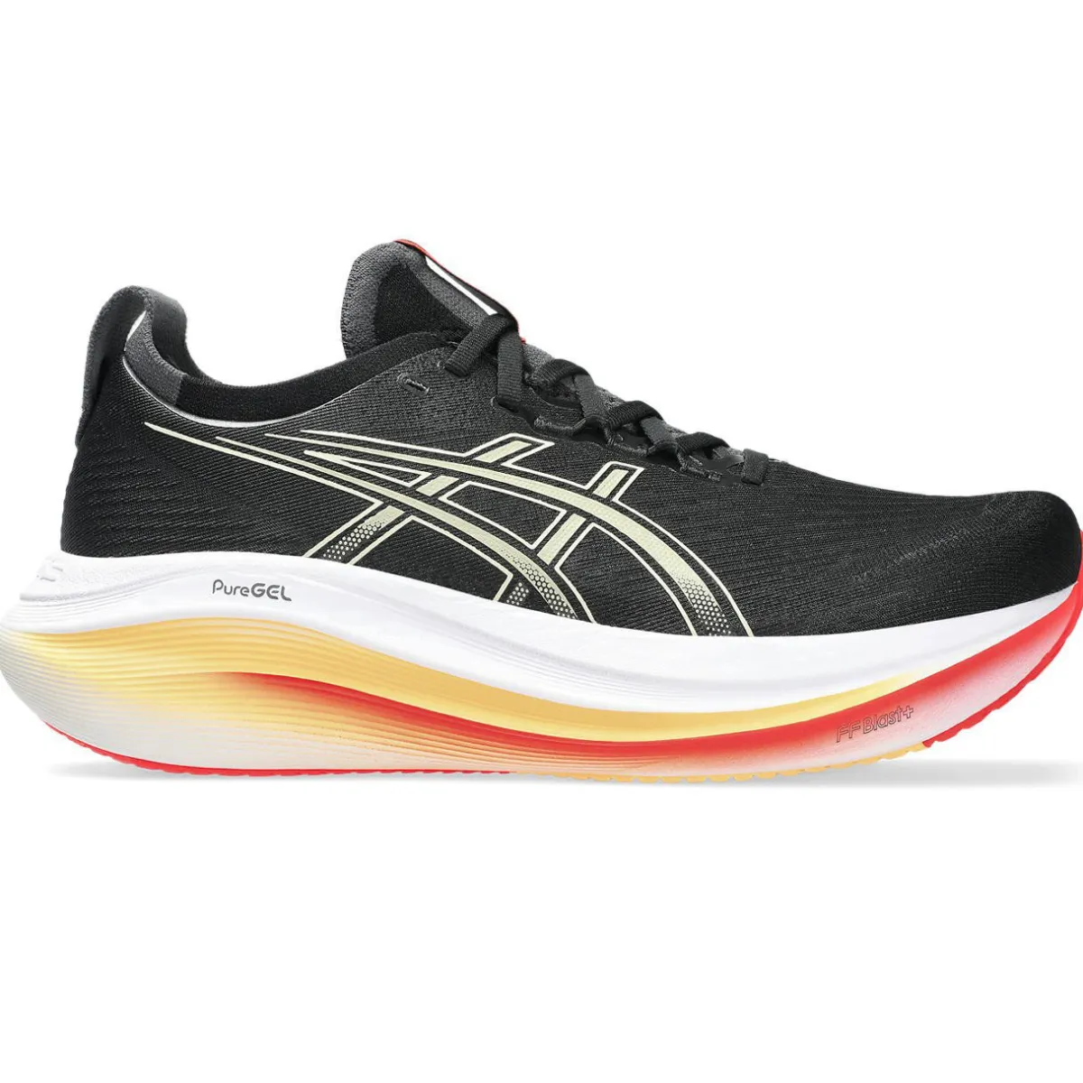 Asics Løbesko|Løbesko-Gel-Nimbus 27 Løbesko Herre Black / Khaki