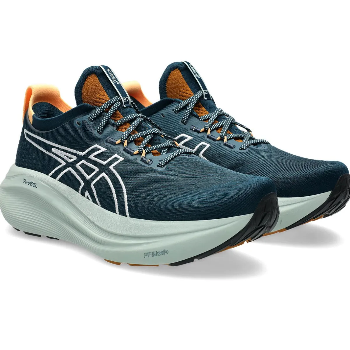 Asics Løbesko|Løbesko-Gel-Nimbus 27 TR Løbesko Herre Nature Bathing / Tranquil Teal