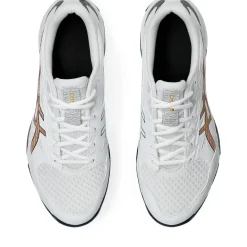 Asics Håndboldsko|Padelsko-Gel-Rocket 11 Indendørssko Herre White / Pure Gold