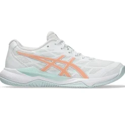 Asics Håndboldsko|Indendørssko-Gel-Tactic 12 Håndboldsko Dame  White / Bright Sunstone