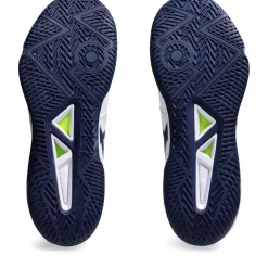 Asics Håndboldsko|Badmintonsko-Gel-Tactic 12 Indendørssko Herre  White / Blue Expanse