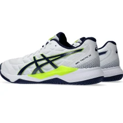 Asics Håndboldsko|Badmintonsko-Gel-Tactic 12 Indendørssko Herre  White / Blue Expanse