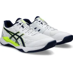 Asics Håndboldsko|Badmintonsko-Gel-Tactic 12 Indendørssko Herre  White / Blue Expanse