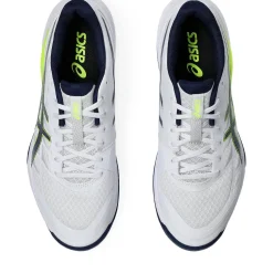 Asics Håndboldsko|Badmintonsko-Gel-Tactic 12 Indendørssko Herre  White / Blue Expanse