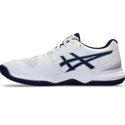 Asics Håndboldsko|Badmintonsko-Gel-Tactic 12 Indendørssko Herre  White / Blue Expanse