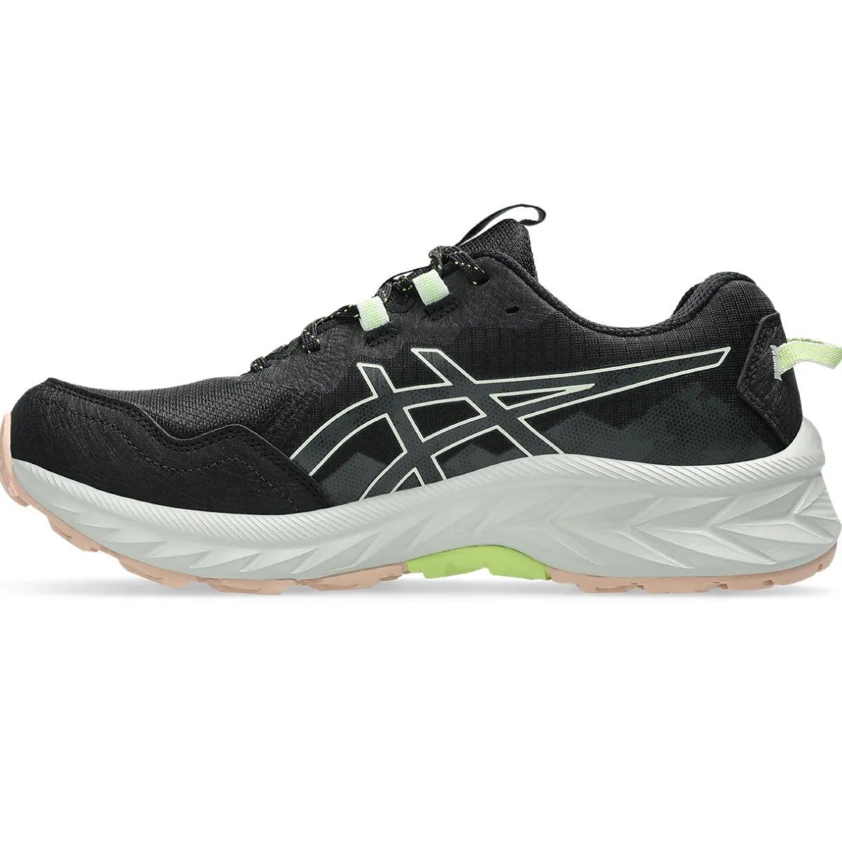 Asics Fodtøj|Løbesko-Gel-Venture 10 Damesko Black / Whisper Green