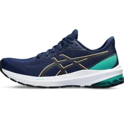 Asics Løbesko|Løbesko-GT-1000 Version 12 Løbesko Dame  Blue Expanse / Champagne