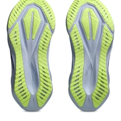 Asics Løbesko|Løbesko-Novablast 5 Løbesko Dame  Gravel / Blue Fade