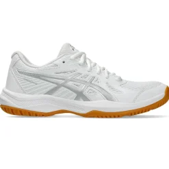Asics Håndboldsko|Badmintonsko-Upcourt 6 Indendørssko Dame  White / Pure Silver 