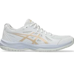 Asics Håndboldsko|Badmintonsko-Upcourt 6 Indendørssko Dame  White / Champagne