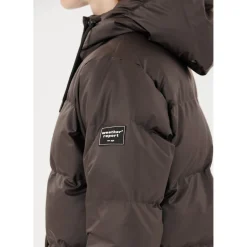 Weather Report Regntøj|Vintertøj-Audrey PU Puffer Vinterjakke Dame