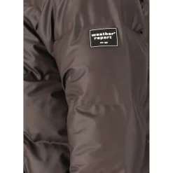 Weather Report Regntøj|Vintertøj-Audrey PU Puffer Vinterjakke Dame