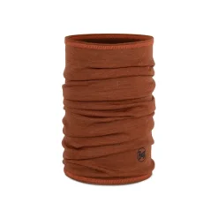 Buff Vintertøj|Vintertøj-Merino Lightweight Junior Halsedisse Børn  Solid Cinnamon