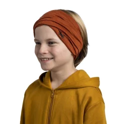 Buff Vintertøj|Vintertøj-Merino Lightweight Junior Halsedisse Børn  Solid Cinnamon