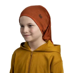 Buff Vintertøj|Vintertøj-Merino Lightweight Junior Halsedisse Børn  Solid Cinnamon