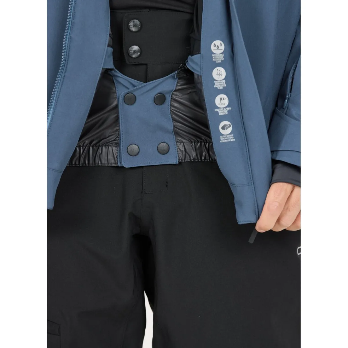 CMP Skitøj|Vintertøj-Fixed Hood Loose Fit Skijakke Herre