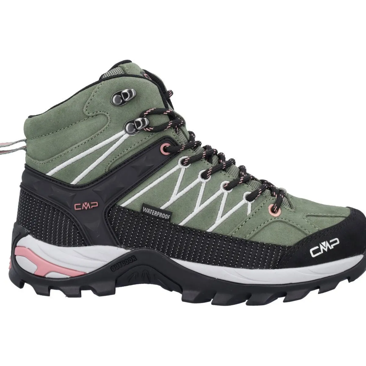 CMP Fodtøj-Rigel Mid Vandtæt Vandrestøvle Dame, salvia stone