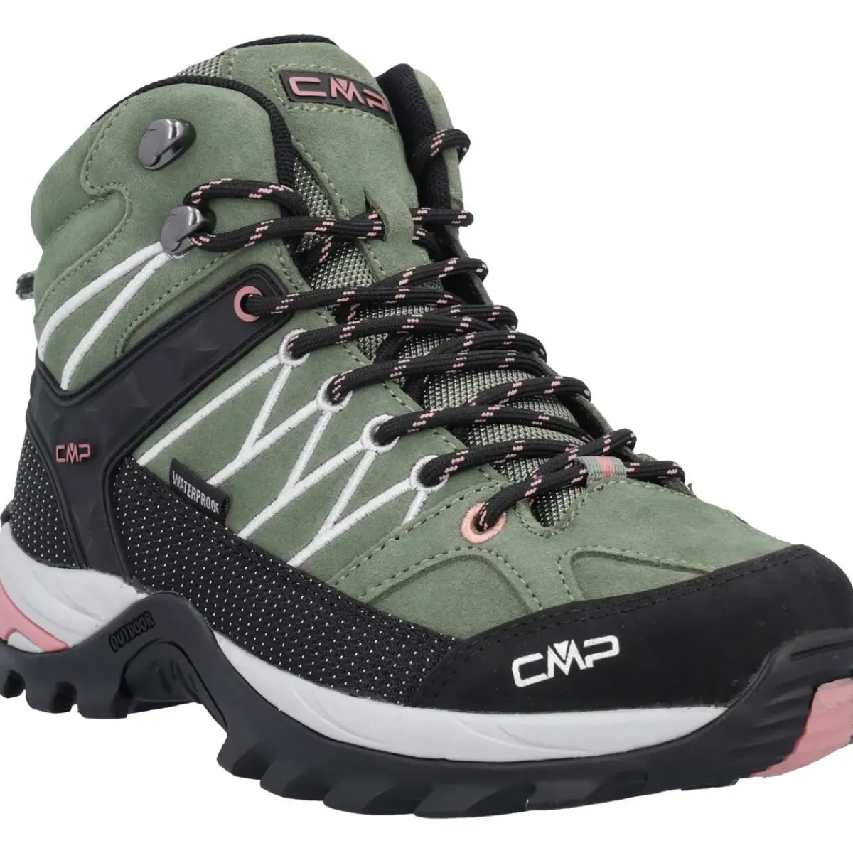 CMP Fodtøj-Rigel Mid Vandtæt Vandrestøvle Dame, salvia stone