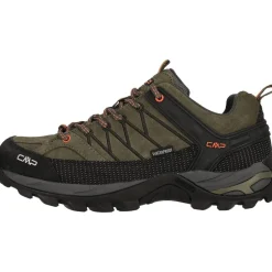 CMP Fodtøj|Vandresko-Rigel Vandtæt Vandresko Herre  55ES Olive / Flame