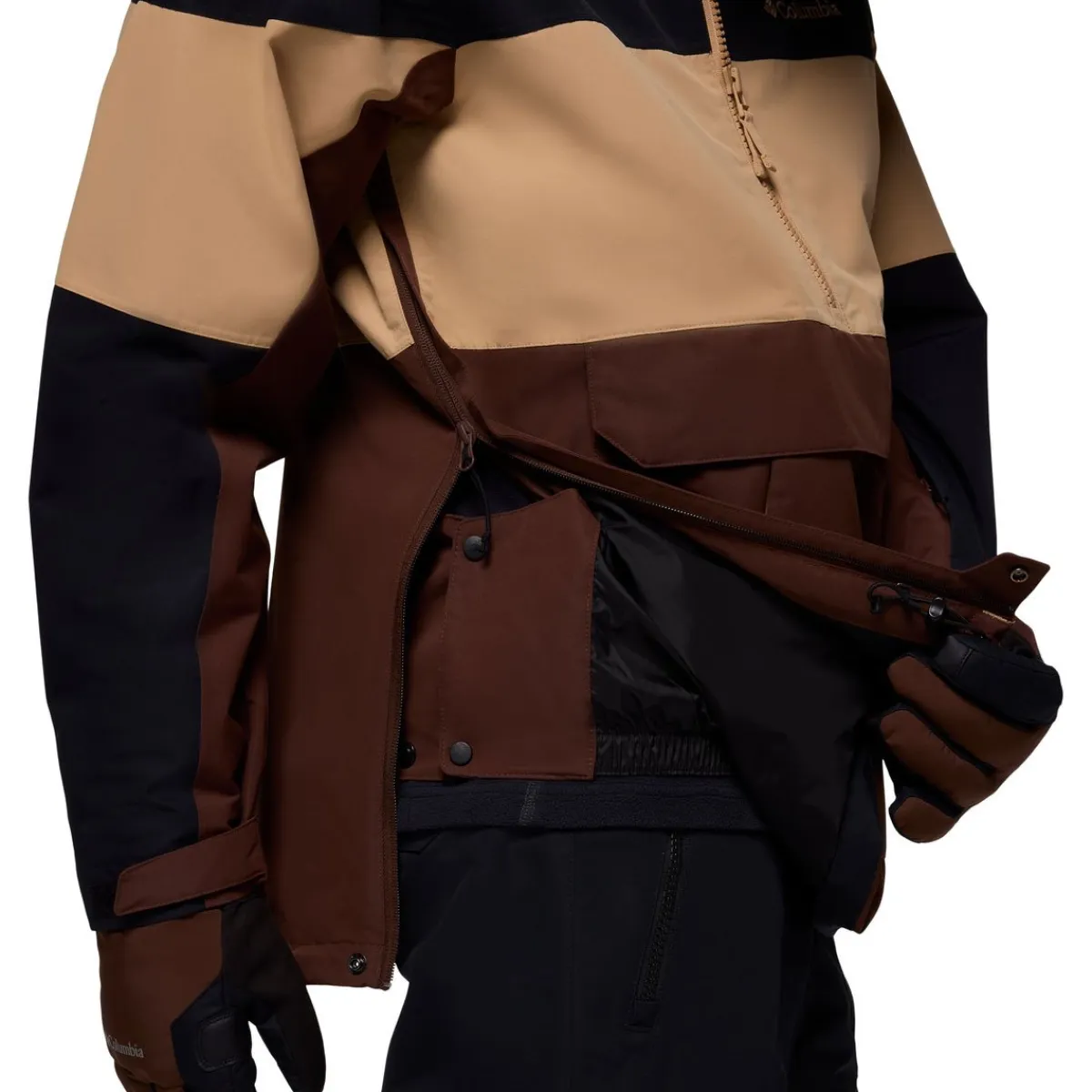 Columbia Vintertøj|Skitøj-Coreshot Anorak Skaljakke Herre Tobacco / Canoe / Black