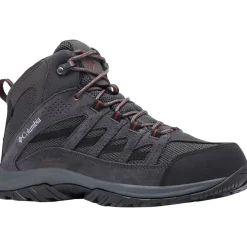 Columbia Fodtøj|Vandrestøvler-Crestwood™ II Mid Waterproof Vandrestøvle Herre  Dark Grey / Silver Sage