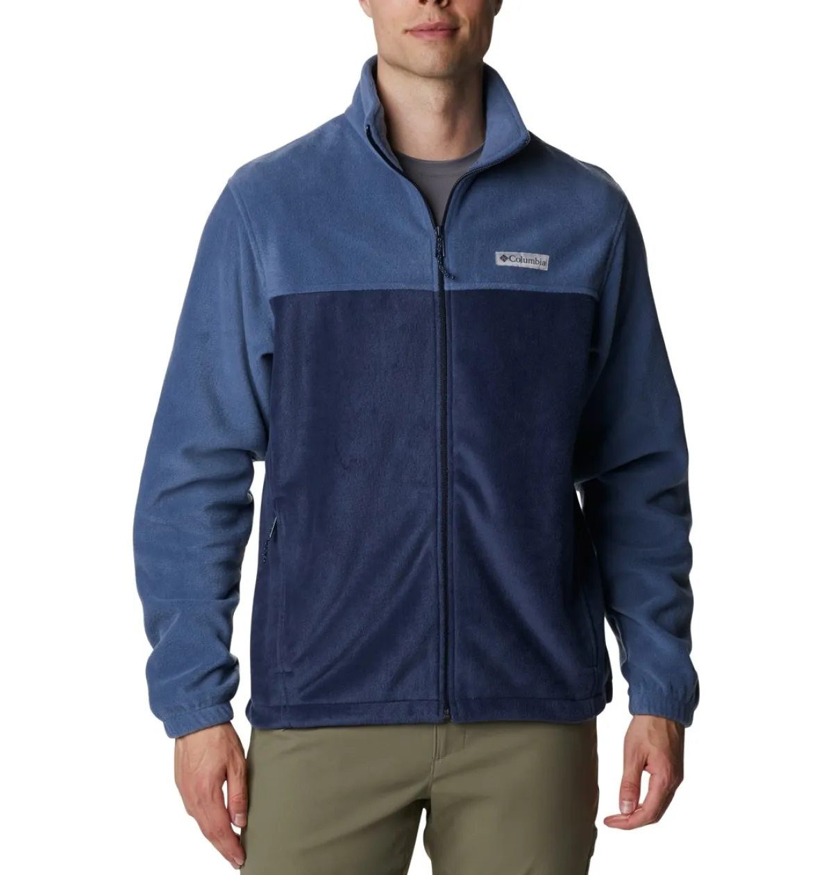 Columbia Beklædning|Outdoortøj-Steens Mountain Full Zip 2.0 Fleecejakke Herre Dark Mountain / Collegiate Navy