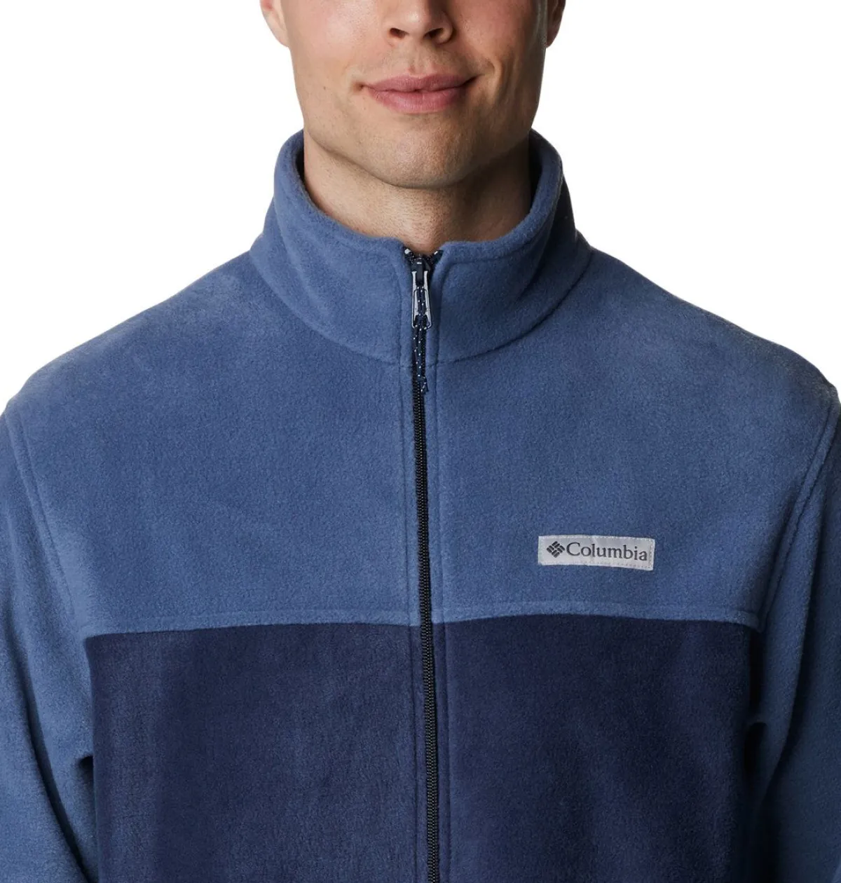 Columbia Beklædning|Outdoortøj-Steens Mountain Full Zip 2.0 Fleecejakke Herre Dark Mountain / Collegiate Navy