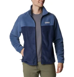 Columbia Beklædning|Outdoortøj-Steens Mountain Full Zip 2.0 Fleecejakke Herre Dark Mountain / Collegiate Navy