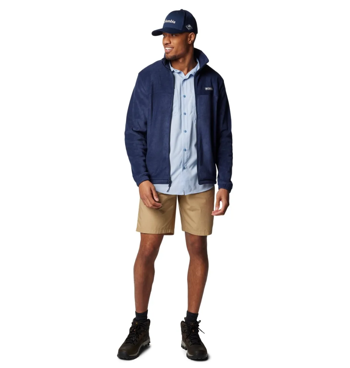 Columbia Beklædning|Outdoortøj-Steens Mountain Full Zip 2.0 Fleecejakke Herre Collegiate Navy