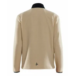 Craft Outdoortøj|Beklædning-Adv Explore Pile Fleecejakke Herre  Ecru / Black