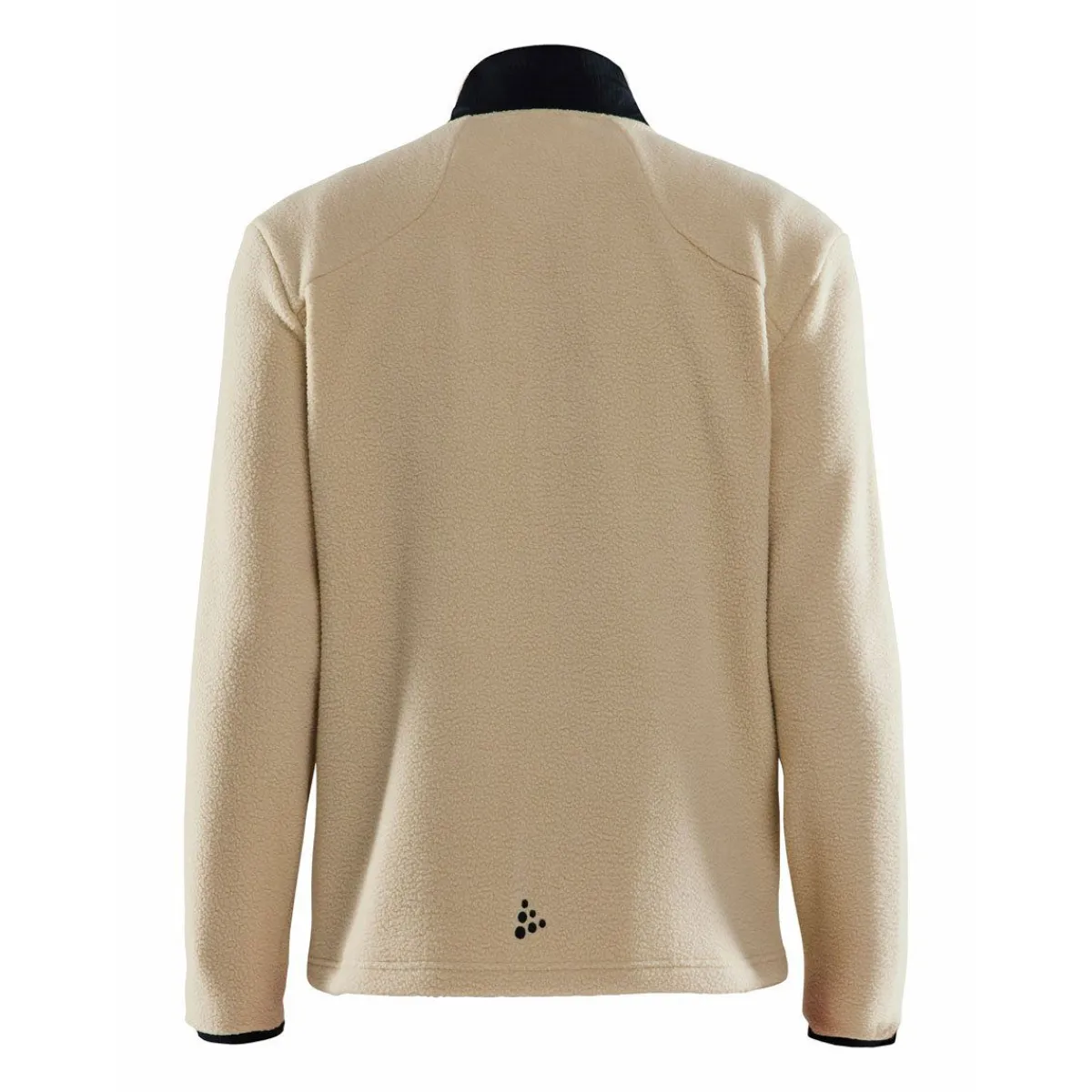 Craft Outdoortøj|Beklædning-Adv Explore Pile Fleecejakke Herre Ecru / Black