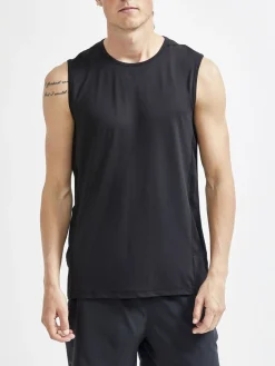 Craft Løbetøj|Løbetøj-Advanced Essence Singlet Herre, Sort