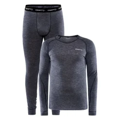 Craft Skitøj|Vintertøj-Core Merino uld Skiundertøj Herre 396200 Blaze / Melange
