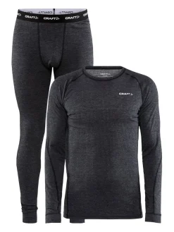 Craft Skitøj|Vintertøj-Core Merino uld Skiundertøj Herre