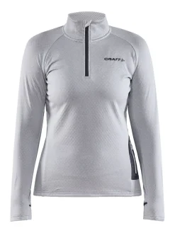 Craft Løbetøj|Skitøj-Core Trim Thermal Midlayer Dame, grå melange