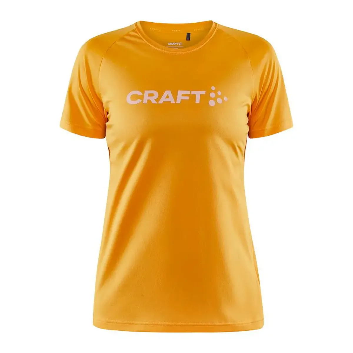 Craft Løbetøj|Løbetøj-Core Unify Logo T-shirt Dame, varm gul