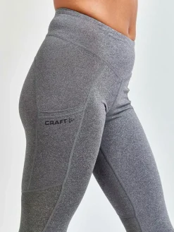 Craft Træningstøj|Løbetøj-Essence Tights Dame, grå