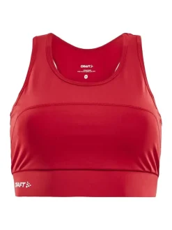 Craft Træningstøj|Løbetøj-Rush Sports BH Dame, rød