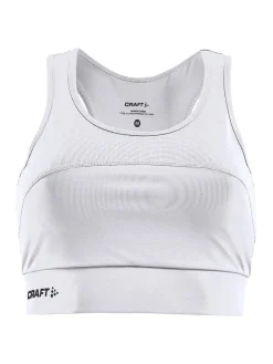 Craft Træningstøj|Løbetøj-Rush Sports BH Dame, hvid