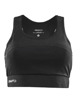 Craft Træningstøj|Løbetøj-Rush Sports BH Dame, sort