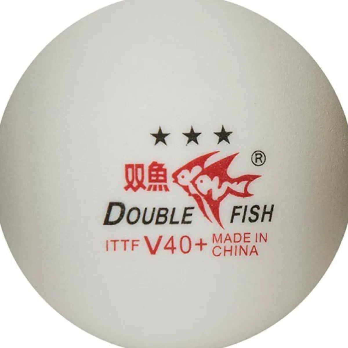 Double Fish Bordtennisudstyr-40+3-star Bordtennisbolde, 10 stk