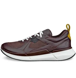 Ecco Vinterfodtøj|Fritidssko-Biom 2.2 Læder Gore-Tex Herresko Mocha / Olive oil