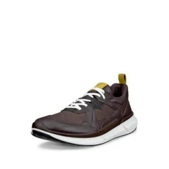 Ecco Vinterfodtøj|Fritidssko-Biom 2.2 Læder Gore-Tex Herresko Mocha / Olive oil