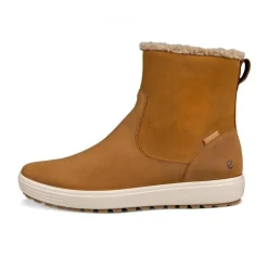 Ecco Vinterfodtøj|Vinterfodtøj-Soft 7 Tred Vandtæt Damestøvle  Camel