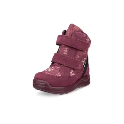 Ecco Fodtøj|Vinterstøvler-Urban Mini Gore-Tex Vinterstøvler Børn Dark Ruby / Snowflake