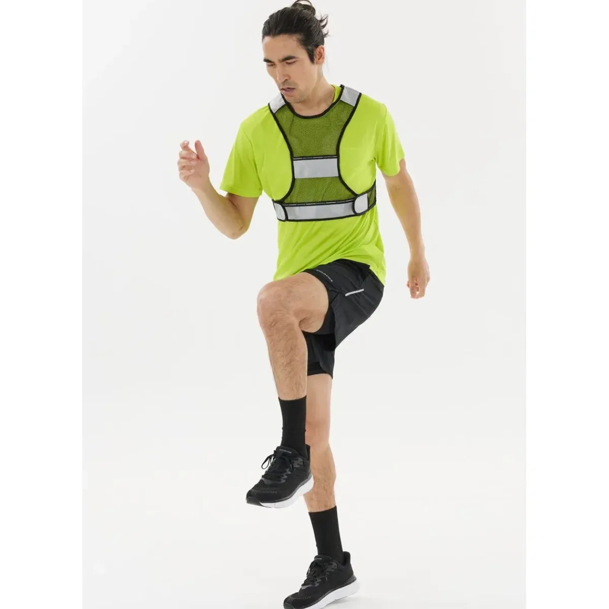 Endurance Løbeudstyr|Løbetøj-Borwey Mesh Refleksvest Unisex